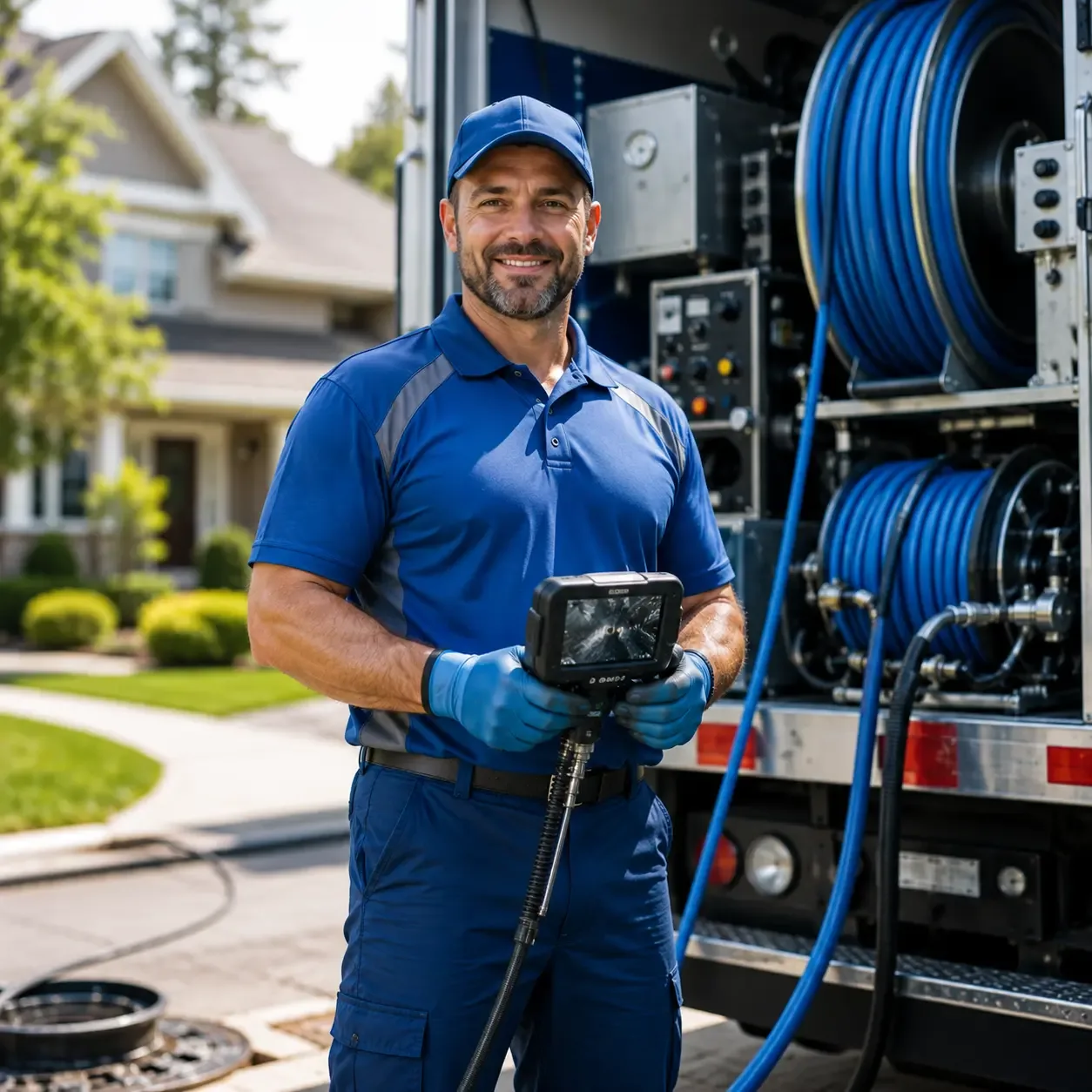 Local outdoor drain cleaning specialists in West Point, AR